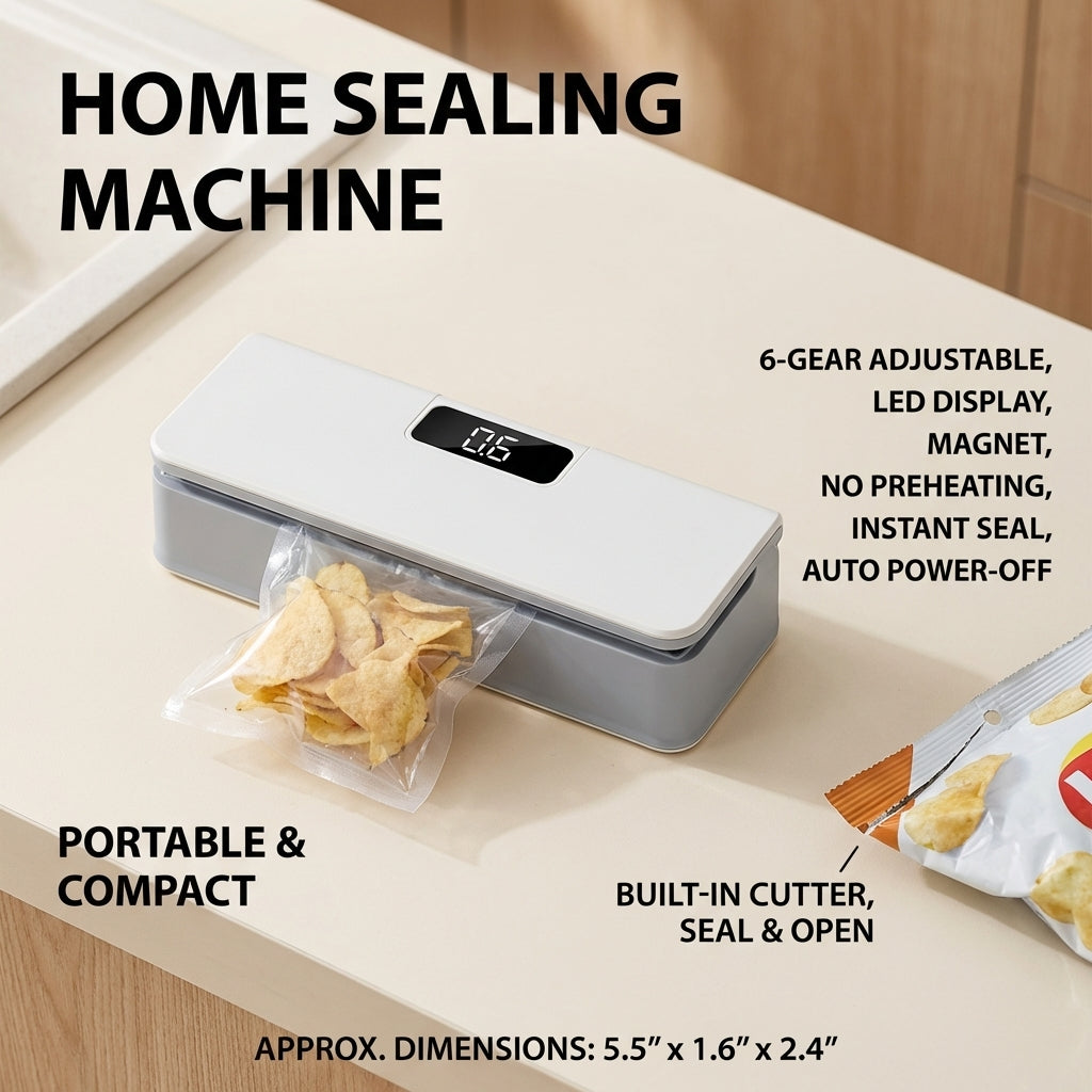 Rechargeable Portable Bag Sealer